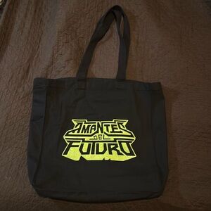 Tote bag lovers of the future in Spanish logo black & green